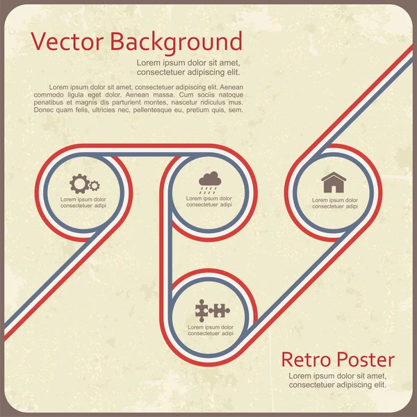 Šablona sestavy Infographic čar a ikon. vektor — Stockový vektor