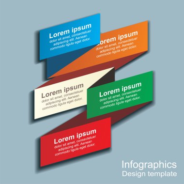 Banner şablon metin için yer ile. Vektör