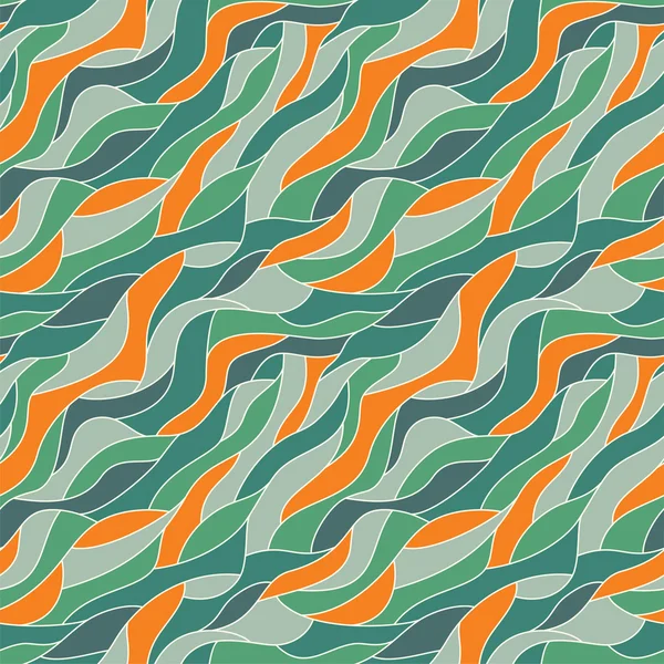 Abstrakte Welle nahtlose Muster Hintergrund. Vektor — Stockvektor