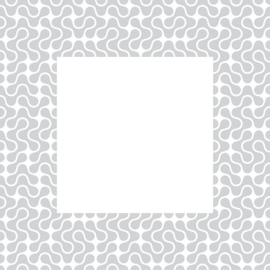 Desen arka plan ile model çerçeve. Vektör çizim.