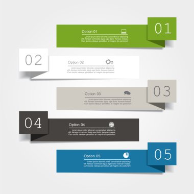 Afiş Infographic tasarım şablonu. Vektör çizim