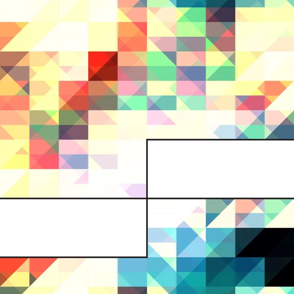 Різнокольорова мозаїка фону — стоковий вектор