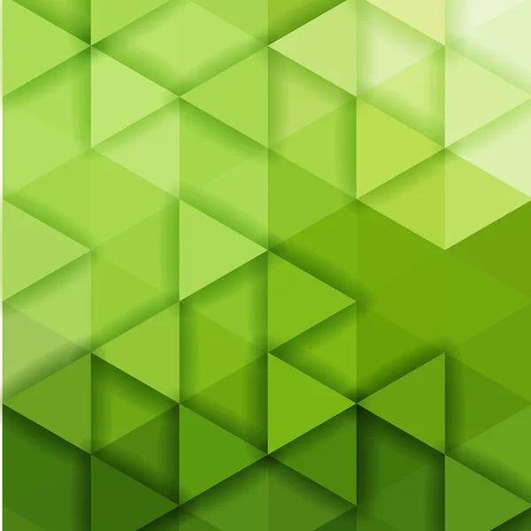 Grünes Mosaik Hintergrund — Stockvektor