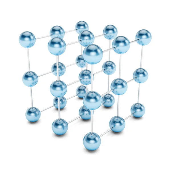 Abstracte blauwe bollen — Stockfoto