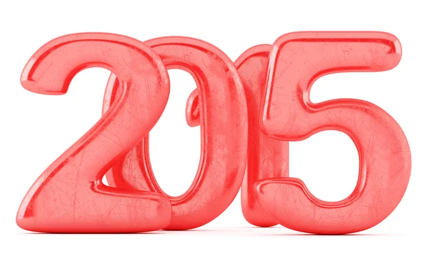 Nowy rok 2015 cyfr — Zdjęcie stockowe