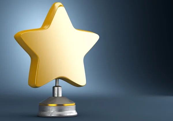 Golden star-onderscheiding — Stockfoto