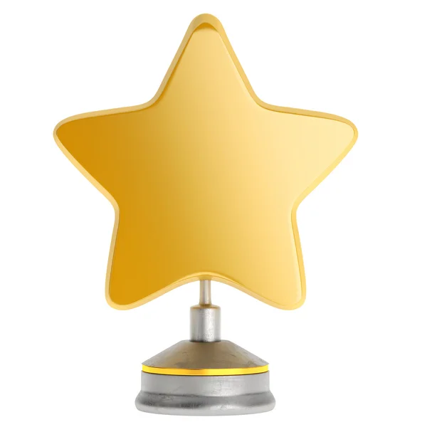 Golden star award — Stock Photo, Image