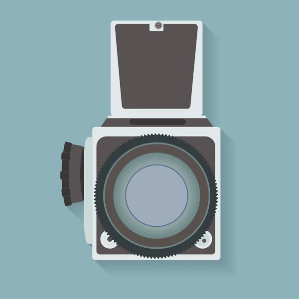 Gammaldags photocamera — Stock vektor