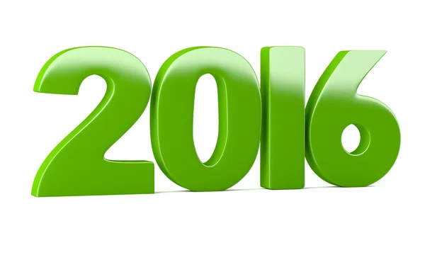 2016-os újévi számjegyek — Stock Fotó