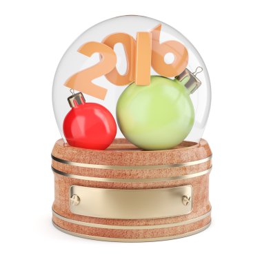 Kar küresi 2016 basamak ve Noel biblo