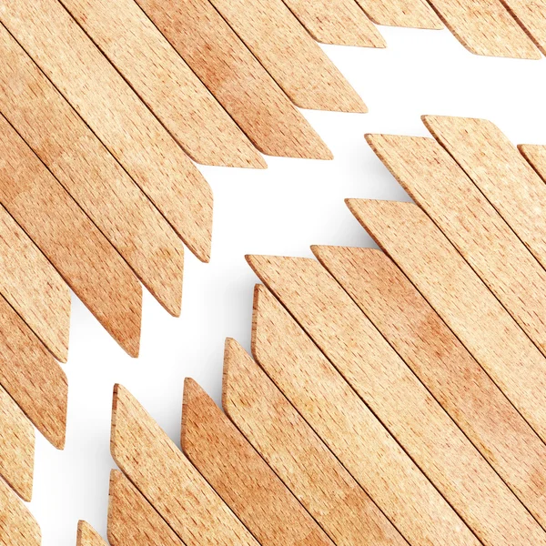 Фон дерев'яних дощок з порожньою вивіскою — стокове фото