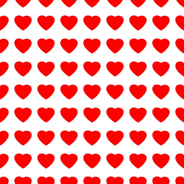 Hermoso patrón de vectores sin costura con corazones. Se puede utilizar para el papel pintado, relleno de patrones, fondo de página web, texturas superficiales — Vector de stock