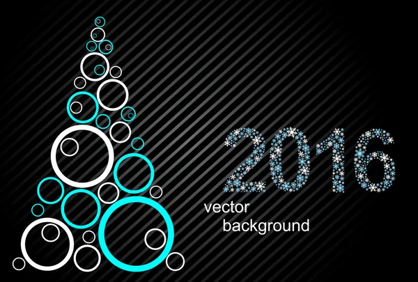 Moderní abstraktní vánoční strom — Stockový vektor