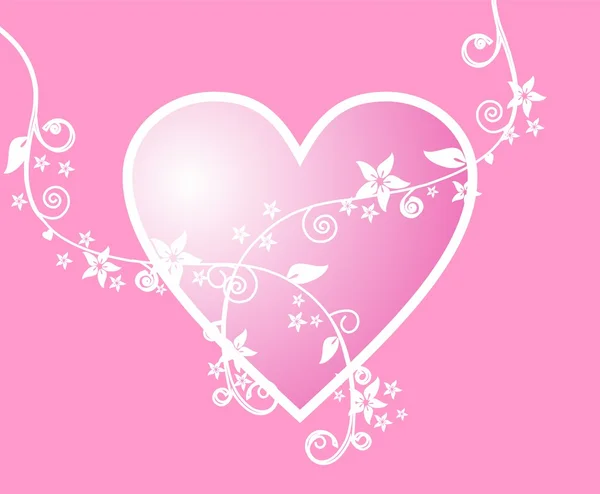粉红色浪漫的爱 — 图库照片