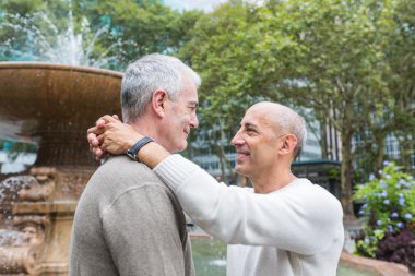 new York'ta Park gay çift