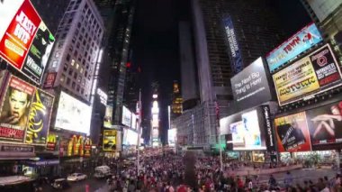 İyi geceler, new york Times Square'de