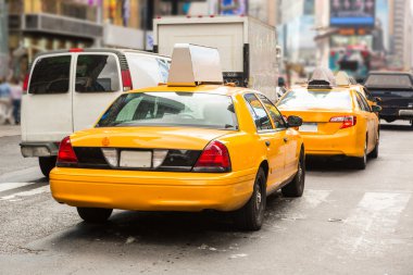 new York'ta sarı taksileri