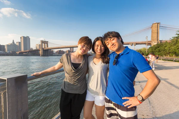 Japanse toeristen in new york — Stockfoto