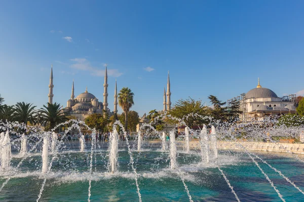 Blue Mosque in Istanbul on a sunny day — Stock Photo, Image