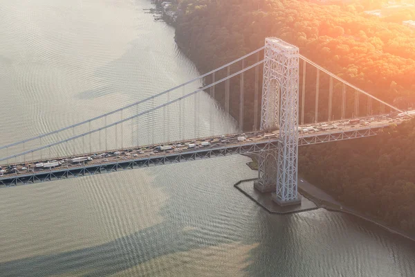 George washington bridge w Nowym Jorku — Zdjęcie stockowe