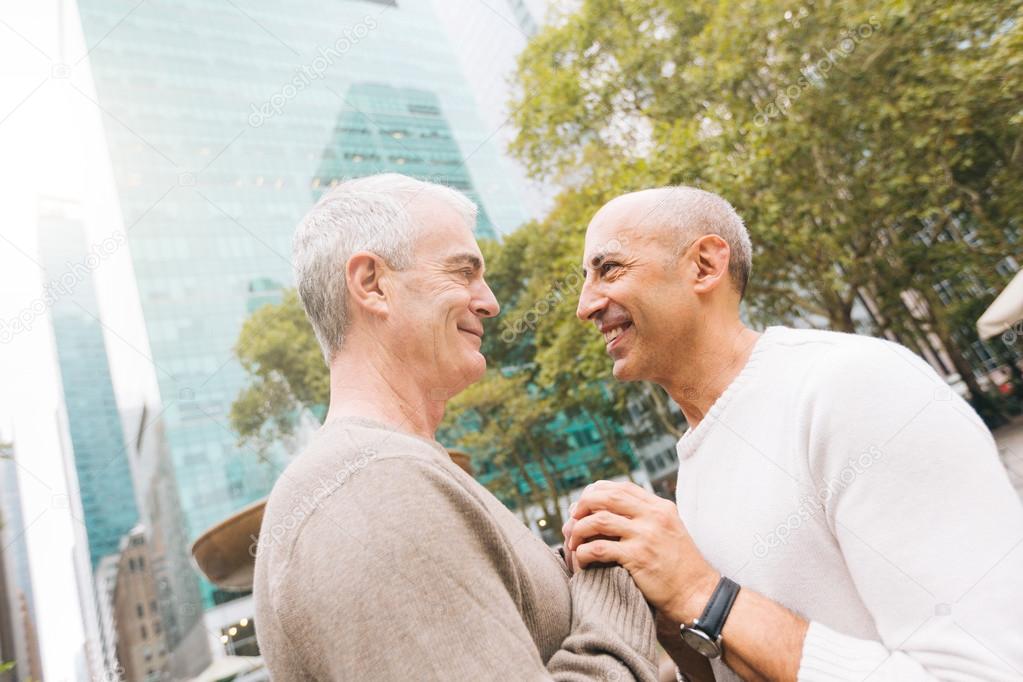 Gay Couple at Park