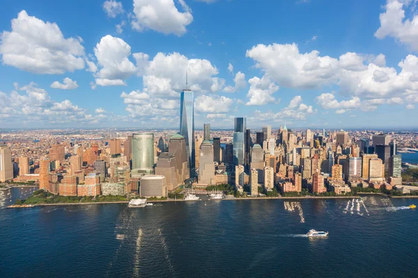 New York Downtown Aerial View — Stock Photo, Image
