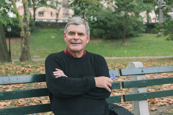 Senior Seated on Bench