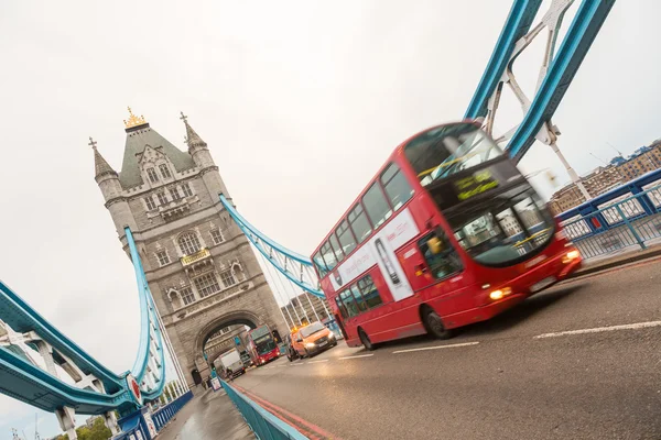 Famous Double-Decker Red Bus — Stock Photo, Image