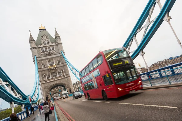 Famous Double-Decker Red Bus — Stock Photo, Image