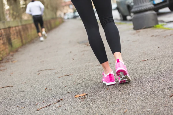 Stock image Female Runner Shoes