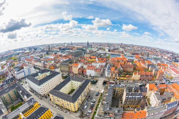 Aerial view of Copenhagen — Stock Photo, Image