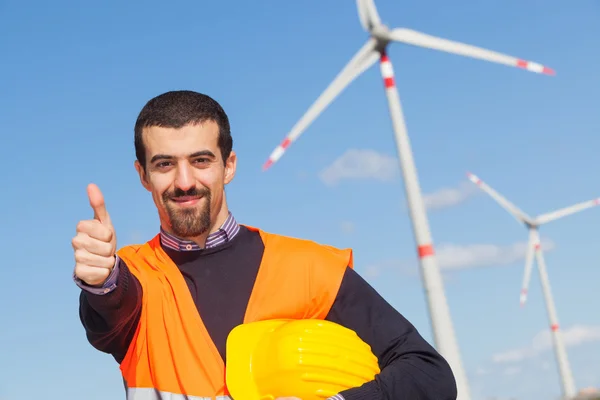 Ingénieur à la centrale électrique — Photo