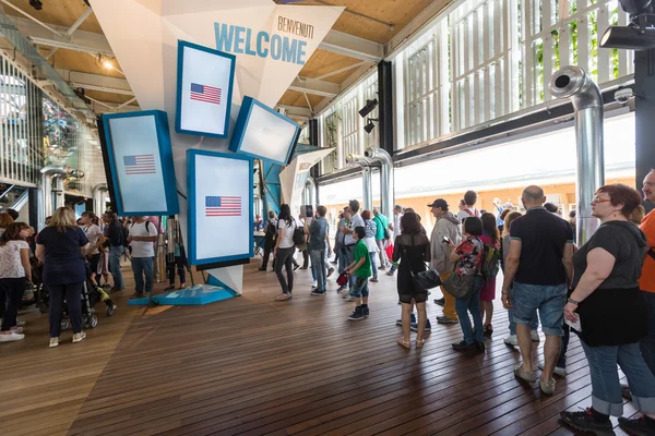 USA paviljoen op de expo 2015 in Milaan, Italië — Stockfoto