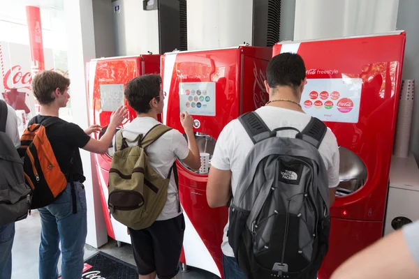 Coca cola περιπτέρου στην expo 2015 — Φωτογραφία Αρχείου