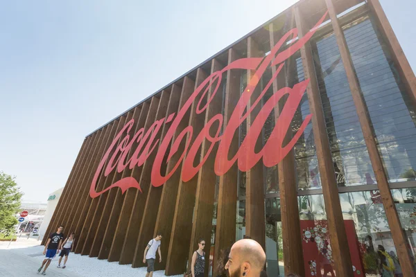 Павильон Coca Cola на выставке Expo 2015 — стоковое фото