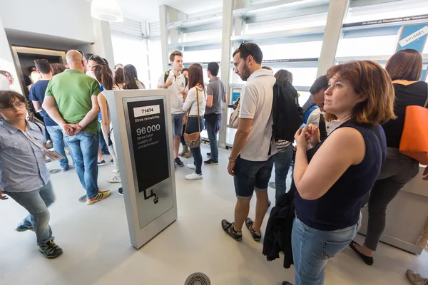 İsviçre Pavyonu, expo 2015'e — Stok fotoğraf