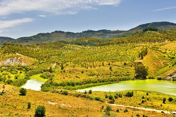 Lac de montagne en Sicile — Photo