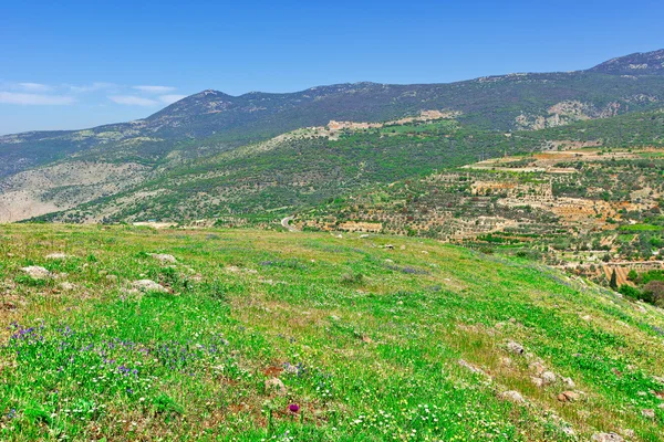 Wzgórza Golan w Izraelu — Zdjęcie stockowe