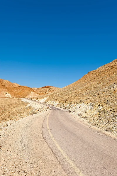 Asphalt Road in Desert — Stock Photo, Image