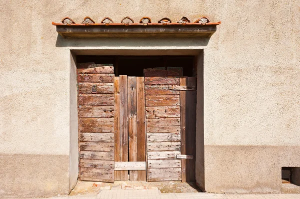 Boarded up Gate — Stock Photo, Image