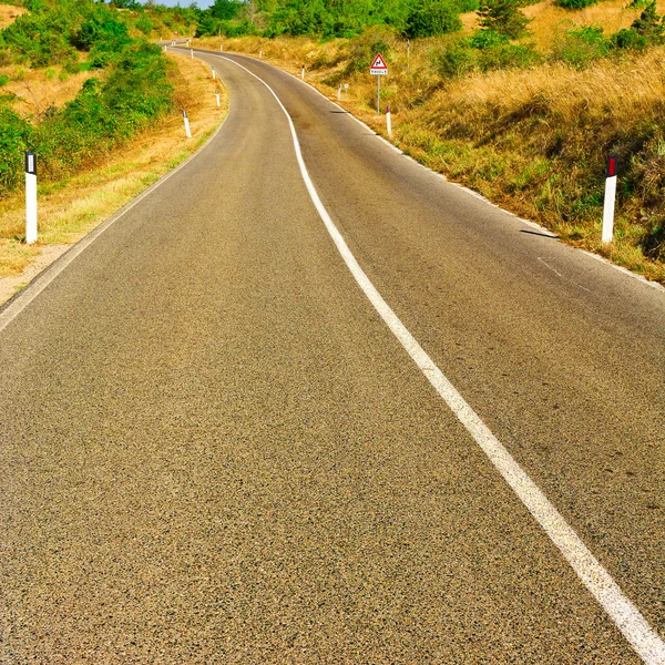 Camino en Italia — Foto de Stock