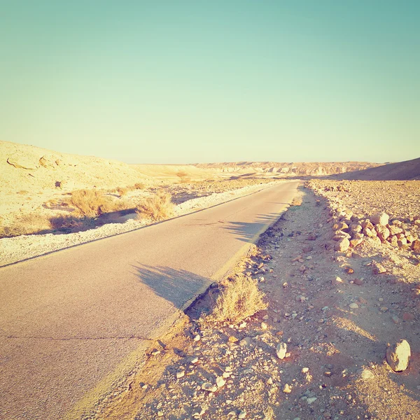 Strada nel deserto — Foto Stock