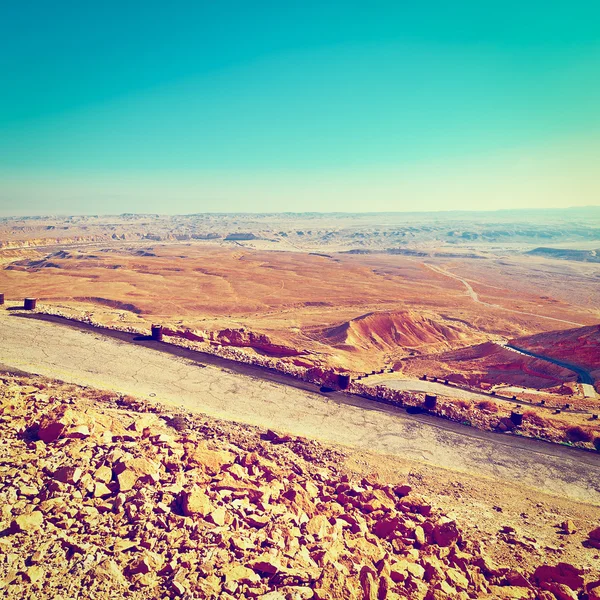 Camino en el desierto — Foto de Stock