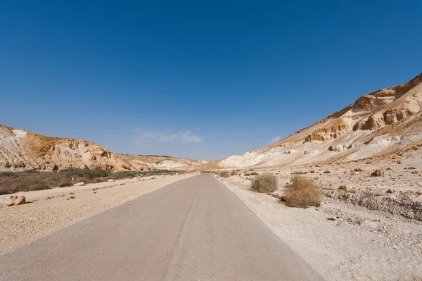 Weg in de woestijn — Stockfoto