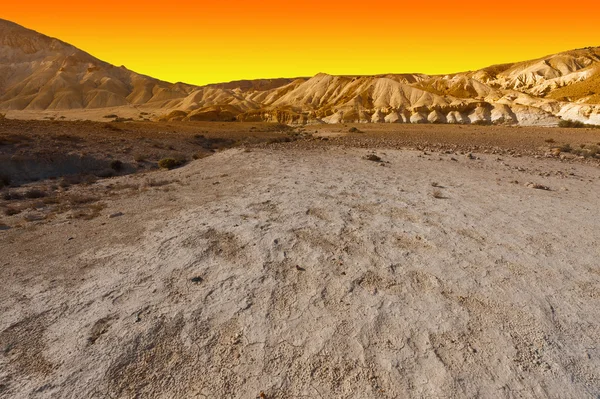 Deserto ao pôr-do-sol — Fotografia de Stock