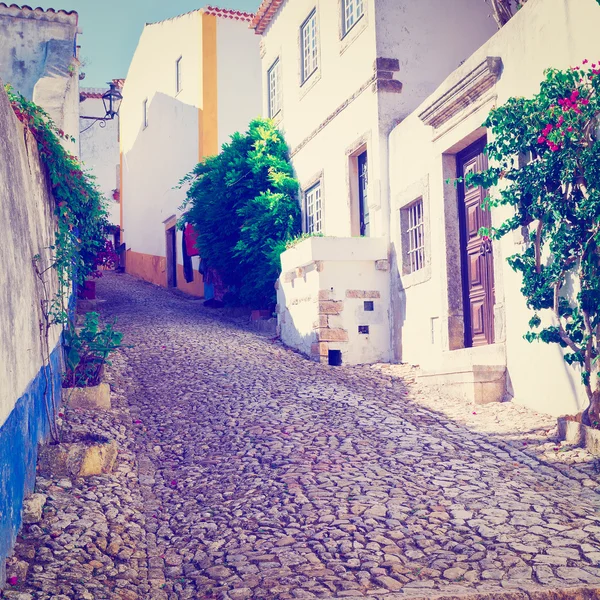 Calle en Obidos — Foto de Stock