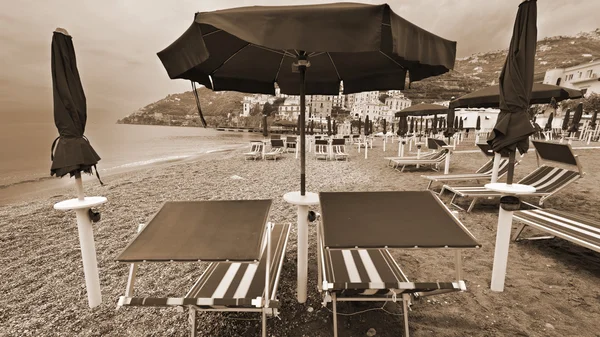 이탈리아의 해변 우산 — 스톡 사진