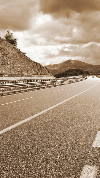 Auto-estrada em Itália — Fotografia de Stock