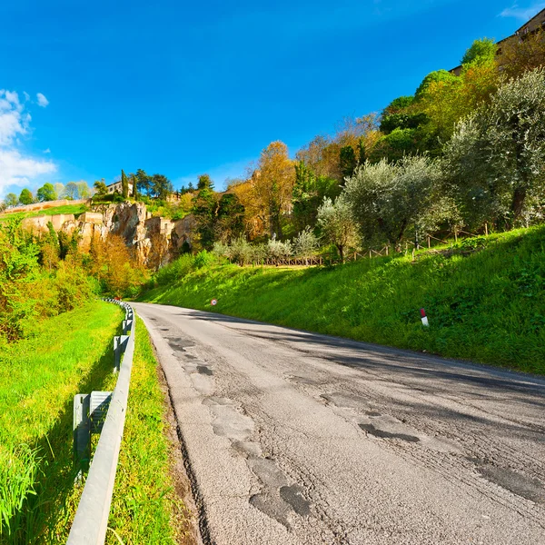 Asfaltweg in Italië — Stockfoto