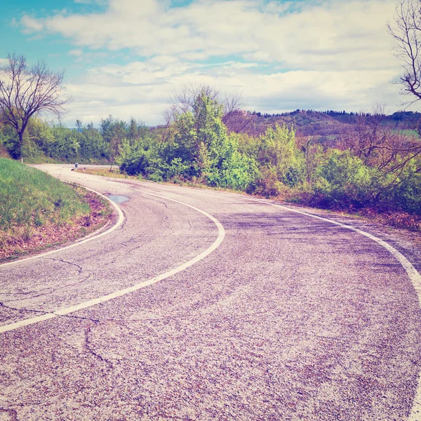 Winding  Road in Italy — Stock Photo, Image